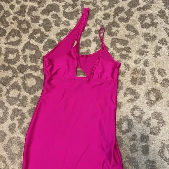 Fashion Nova One Hot Tamale Pink Cutout Mini Dress - Picture 3 of 5